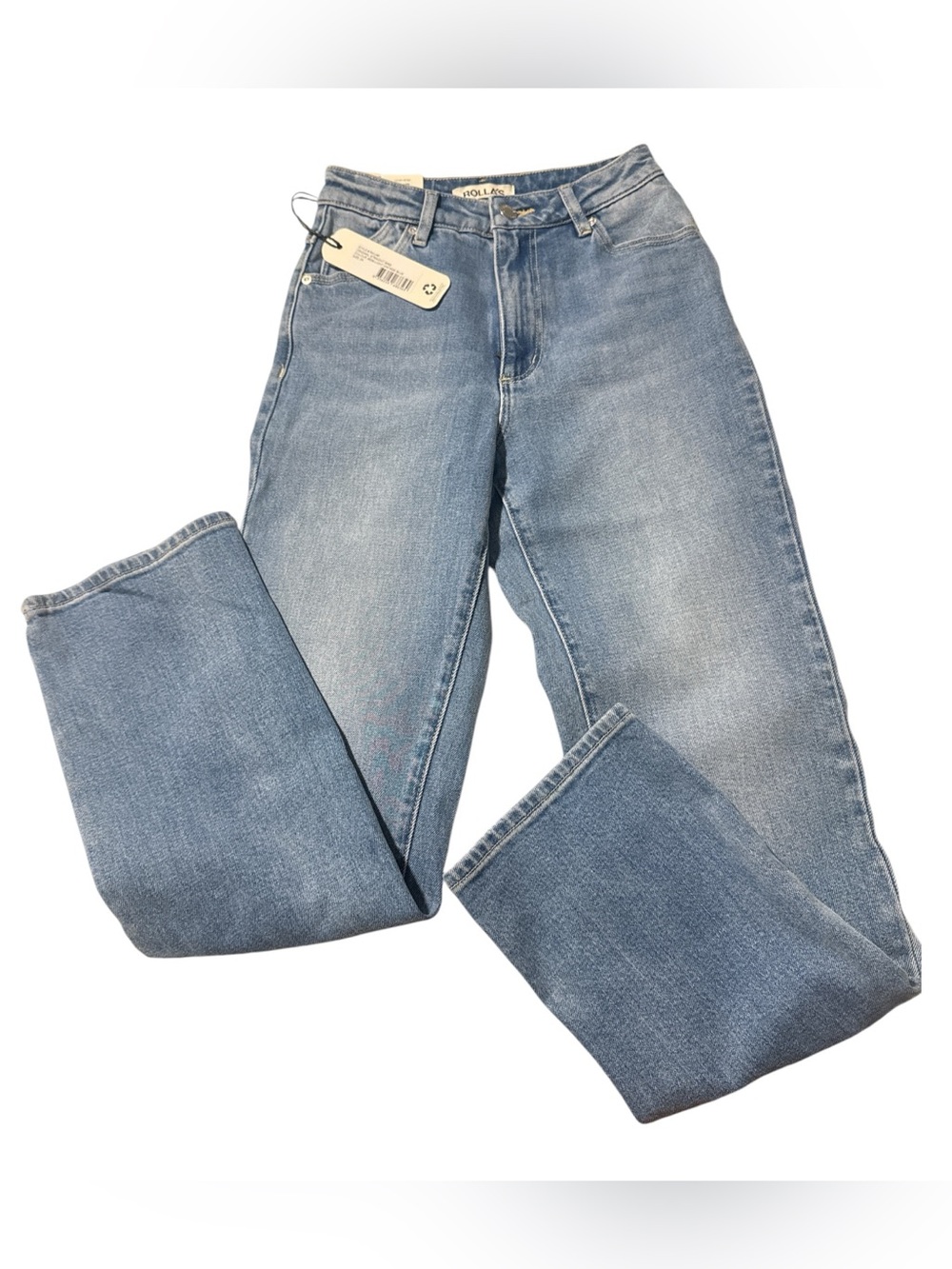 ROLLA’S- Orginal straight Mika in Light Vintage Blue